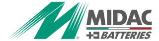 MIDAC BATTERIE